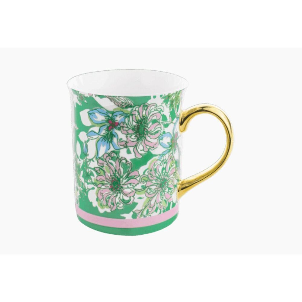 NWT Lilly Pulitzer Ceramic Mug, Blossom Views